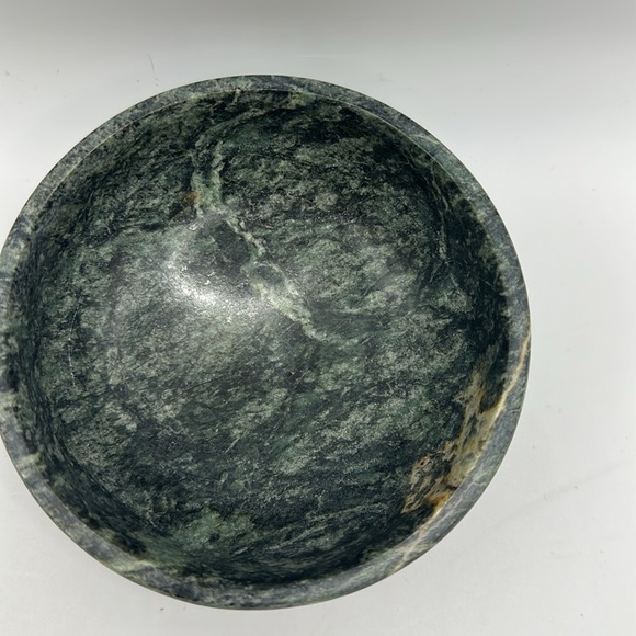 Greenish Marble bowl decorative tray ring keys dish . Egypt.  new without box - Picture 5 of 10